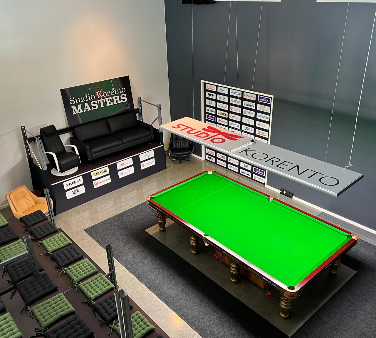 Suomen kovatasoisin Snookerturnaus Studio Korento Masters